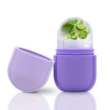 Silicone Ice Cube Roller Massager for Face,