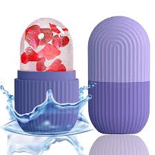 Silicone Ice Cube Roller Massager for Face,